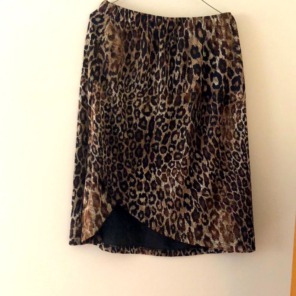 Bon Worth Women's SkirtMedium Animal Print